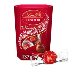 Lindt Lindor Milk Chocolate Truffles Box 137g